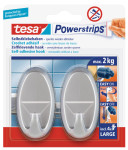 tesa Crochet powerstrips LARGE, oval, blanc tesa Crochet powerstrips LARGE, oval, blanc