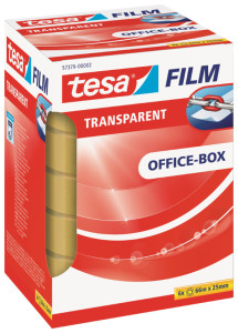 tesa Ruban adhésif, transparent, 25 mm x 66 m