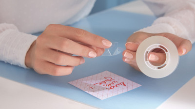 tesa Ruban adhésif, déchirable à la main, transparent, 19 mm