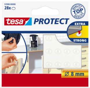 tesa Pastilles antibruit/antidérapantes Protect, rondes