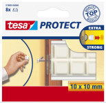 tesa Protect pare-chocs de protection carré, 10 x 10mm, tesa Protect pare-chocs de protection carré, 10 x 10mm,