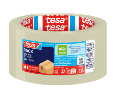 tesapack ruban adhésif emballage Eco & Strong, 50 mm x 66 m