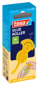 Tesa Roller de colle rechargeable ecoLogo nonPERMANENT GLUE