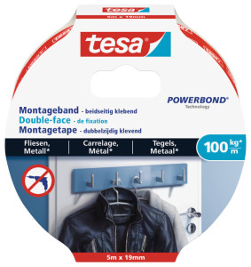 tesa Powerbond Double-face de fixation pour carrelage/métal,