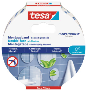 tesa Powerbond Double-face de fixation pour carrelage/métal,