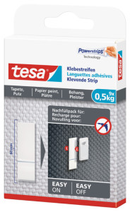 tesa Powerstrips Languettes adhésives pour papier peint/