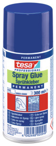 Tesa Colle en spray PERMANENT, 500 ml, couleur: beige