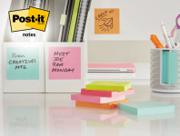 3M Post-it bloc-notes, orange Néon,76 x 76 mm,