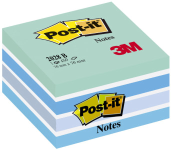 3M Post-it Notes bloc cube, 76 x 76 mm, jaune