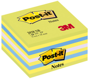 3M Post-it Notes bloc cube, 76 x 76 mm, jaune