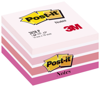 3M Post-it Notes bloc cube, 76 x 76 mm, jaune