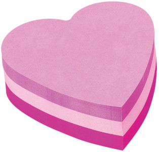 3M Post-it Notes bloc note en forme de coeur