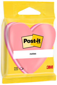3M Post-it Notes bloc note en forme de coeur