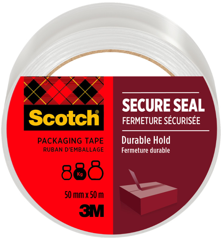 3M Scotch Ruban adhésif d'emballage HEAVY, 50 mm x 50 m