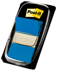 3M Post-it Index turquoise, étroit, 50 Index