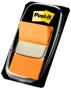 3M Post-it Index turquoise, étroit, 50 Index