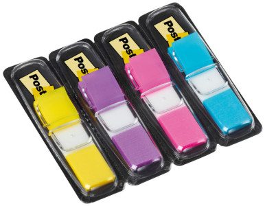 Post-it marque-pages index mini, 11,9 x 43,2, 4 couleurs