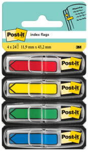 Post-it languettes de classement index flèche, 11,9 x 43,2mm