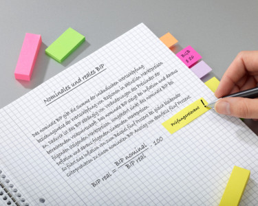 Post-it marque-pages en papier, 25 76 mm, couleurs néon,