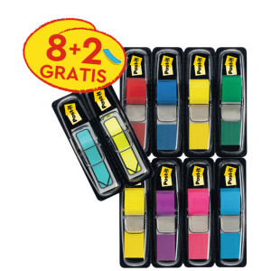 Post-it marque-pages index mini, 11,9 x 43,2 mm, 8 couleurs
