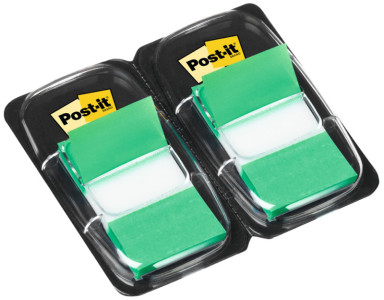 Post-it marque-pages Index, 25,4 x 43,2 mm, vert, pack éco
