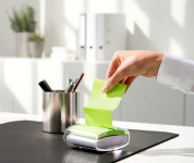 Distributeur de notes adhésives 3M Post-it Super Sticky Z-Notes, blanc/transparent