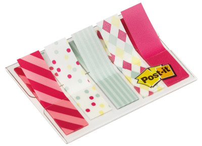 Post-it marque-pages Index mini, 11,9 x 43,2 mm, Candy,