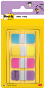 Post-it marque-pages Index Strong en étui, 16 x 38 mm