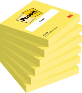 Post-it bloc-notes adhésives, 76 x 76 mm, vert néon