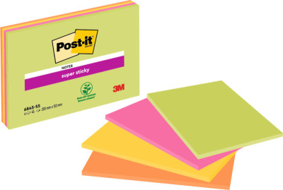 Post-it bloc-notes Meeting Super Sticky, 152 x 101 mm,