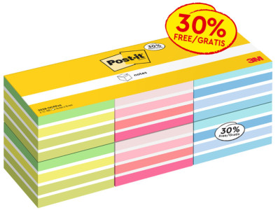 Post-it bloc-notes adhésifs en cube, 76 x 76 mm, pack