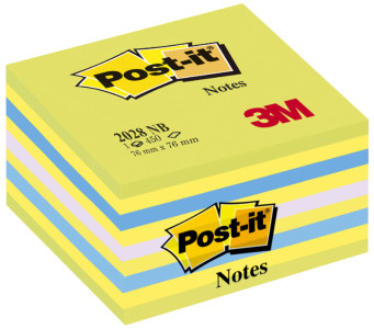 3M Post-it Notes bloc cube, 76 x 76 mm, couleurs ultra