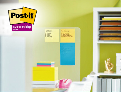 3M Post-it Notes Super Sticky Notes, 102 x 152 mm,
