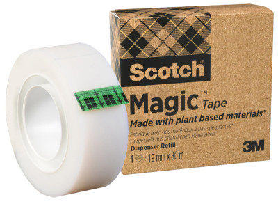 3M Scotch Magic ruban adhésif 900, 19 mm x 33 m, paquet de 9