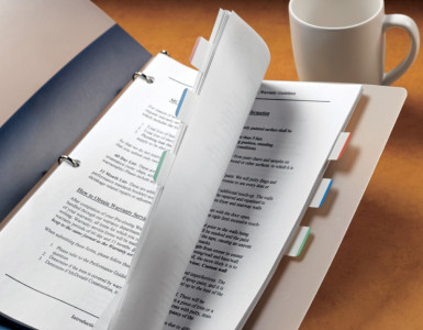 Post-it languettes de classement index Strong avec surface