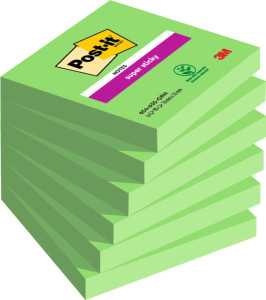 3M bloc-notes post-it Super Sticky Notes, 76 x 76 mm