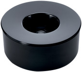 DURABLE Cendrier KULAN, rond, noir, avec couvercle