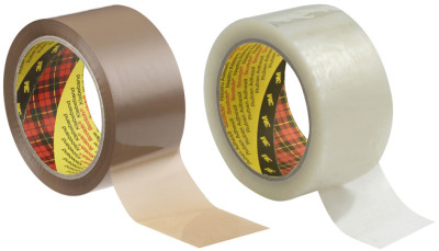 3M Scotch Ruban adhésif d'emballage 371, PP, 38 mm x 66 m,