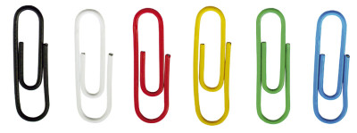 DURABLE trombones, gaine en plastique, en couleur, 26 mm