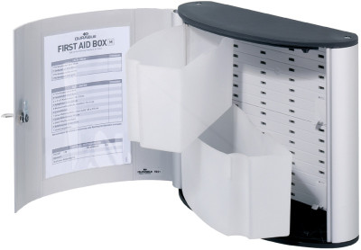 DURABLE FIRST AID BOX M, Design FIRST AID BOX, argenté