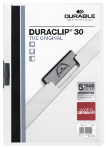 DURABLE Chemises à clip DURACLIP ORIGINAL 30, format A4,