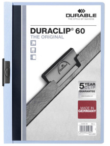 DURABLE chemise à clip DURACLIP ORIGINAL 60, format A4, noir