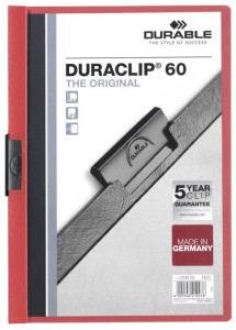 DURABLE DURACLIP ORIGINAL 60 Chemises à pince, A4, Vert