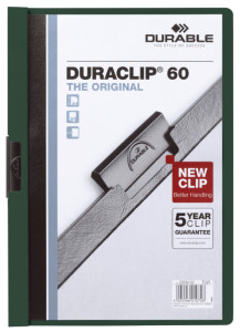 DURABLE DURACLIP ORIGINAL 60 Chemises à pince, A4, Vert