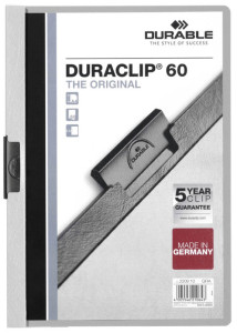 DURABLE DURACLIP ORIGINAL 60 Chemises à pince, A4, aubergine