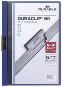 DURABLE DURACLIP ORIGINAL 60 Chemises à pince, A4, pétrole