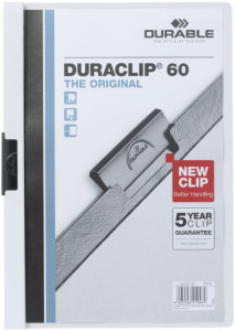 DURABLE DURACLIP ORIGINAL 60 Chemises à pince, A4, pétrole