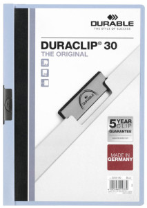 DURABLE Chemises à clip DURACLIP ORIGINAL 30, format A4,