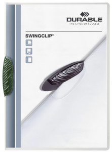 DURABLE Chemise à clip SWINGCLIP, format A4, clip vert