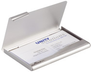 DURABLE étui pour cartes de visite BUSINESS CARD BOX, argent DURABLE étui pour cartes de visite BUSINESS CARD BOX, argent